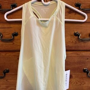 Athleta Mint Grid Knit Tank 💚